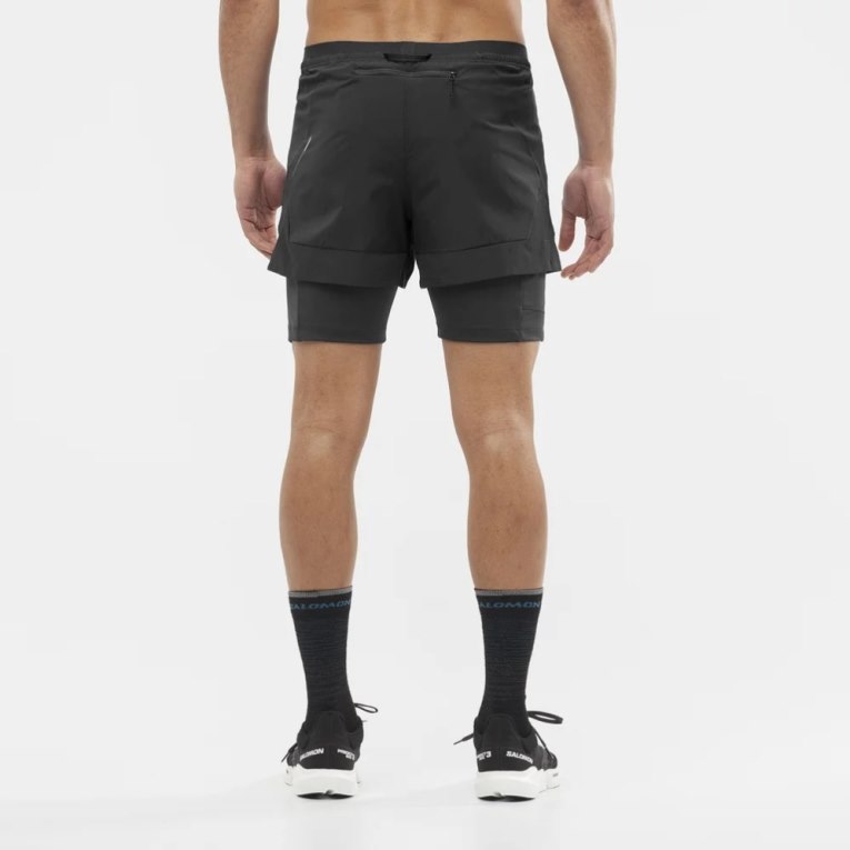 Bermudas Salomon Cross 2in1 Hombre Negros | MX FOZL319